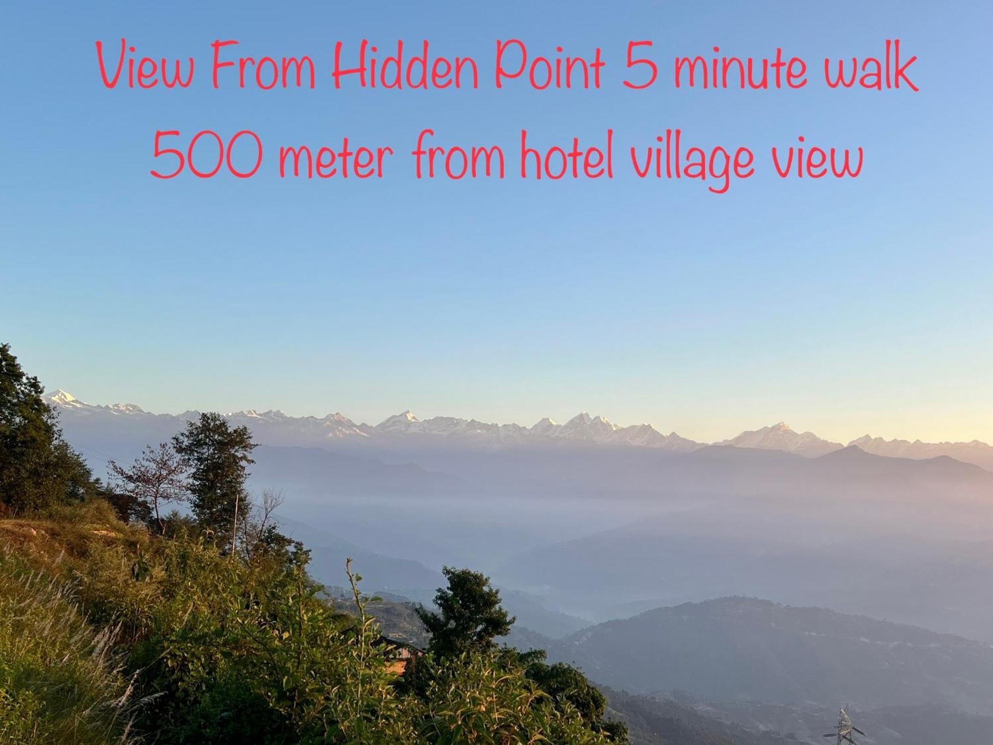 Hotel Village View Nagarkot Kültér fotó