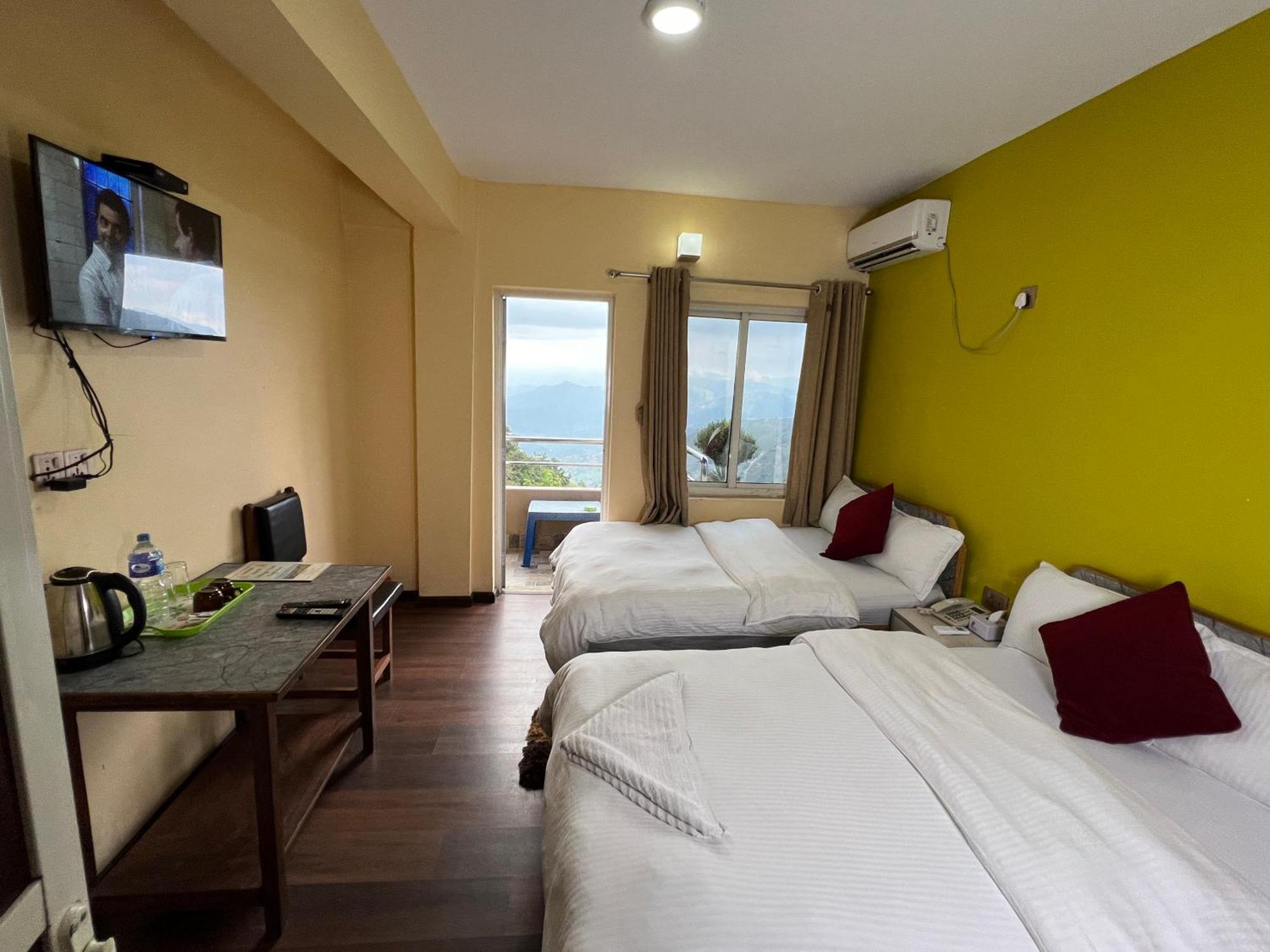 Hotel Village View Nagarkot Kültér fotó